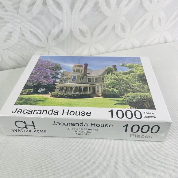 Ovation Home 1000 Pieces Jacaranda House Jigsaw Puzzle 27.56 x1 9.68" - Picture 3 of 6